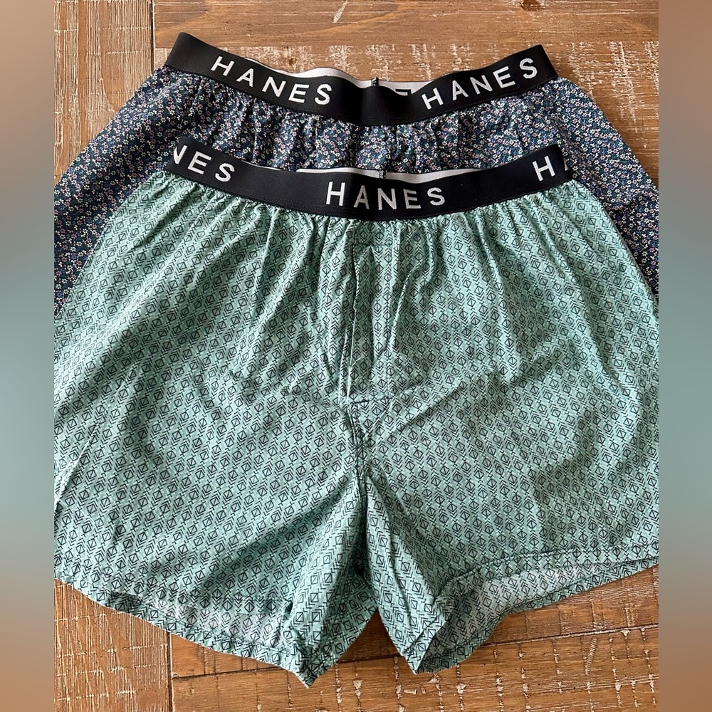 NEW Banana Republic Men’s Boxers & Bonus Hanes Boxers (5 pairs), Size Large - Picture 3 of 8